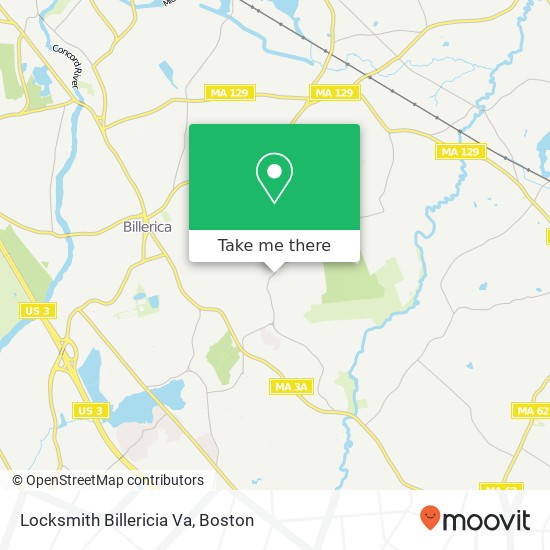 Locksmith Billericia Va map