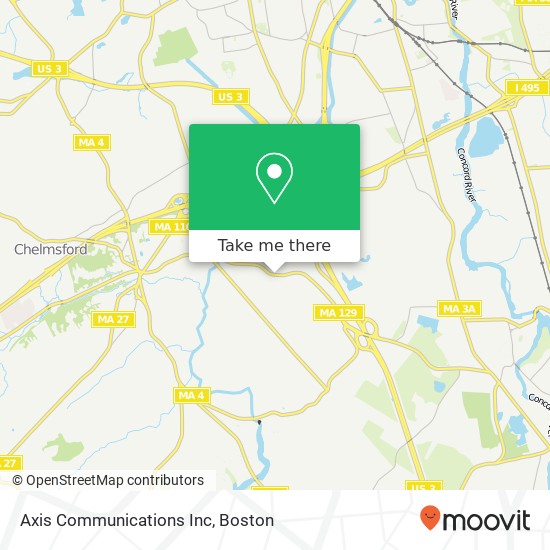 Mapa de Axis Communications Inc