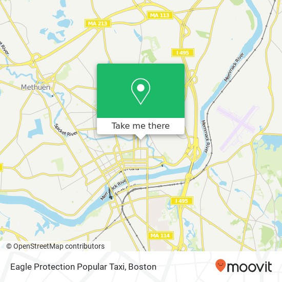 Eagle Protection Popular Taxi map