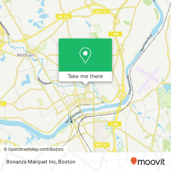 Mapa de Bonanza Marquet Inc