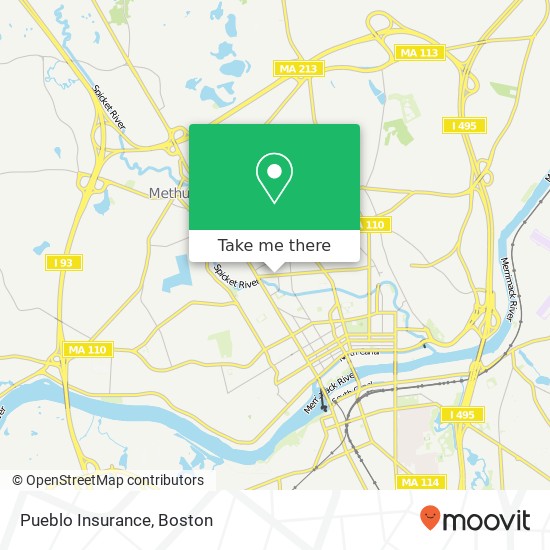 Mapa de Pueblo Insurance