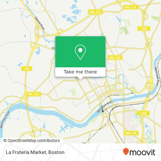 La Fruteria Market map