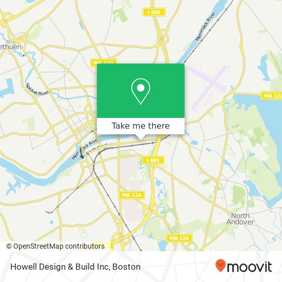 Mapa de Howell Design & Build Inc