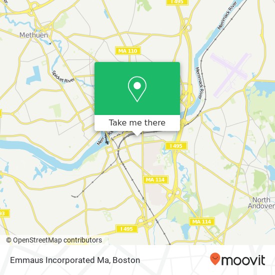 Emmaus Incorporated Ma map