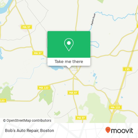 Bob's Auto Repair map