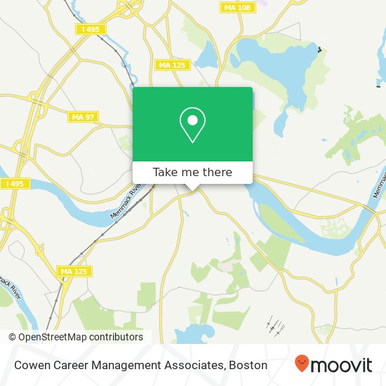 Mapa de Cowen Career Management Associates