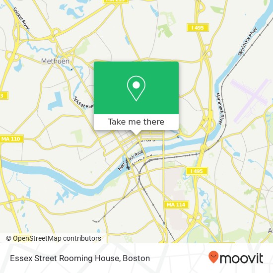 Essex Street Rooming House map