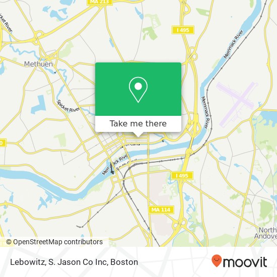 Mapa de Lebowitz, S. Jason Co Inc