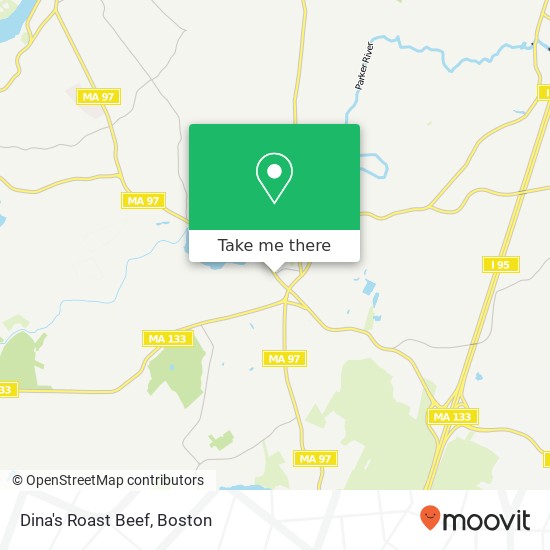 Dina's Roast Beef map