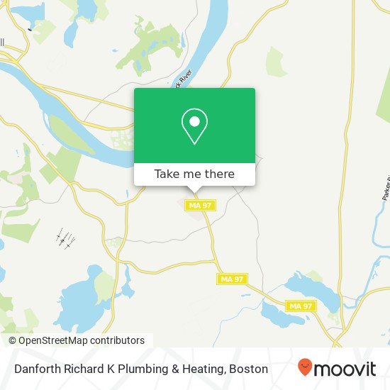 Mapa de Danforth Richard K Plumbing & Heating