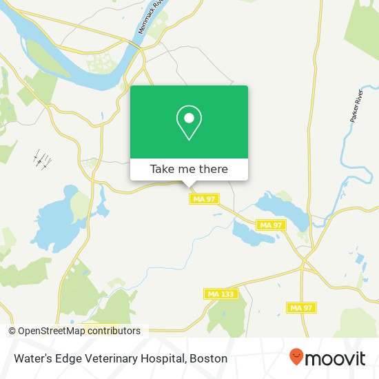 Water's Edge Veterinary Hospital map