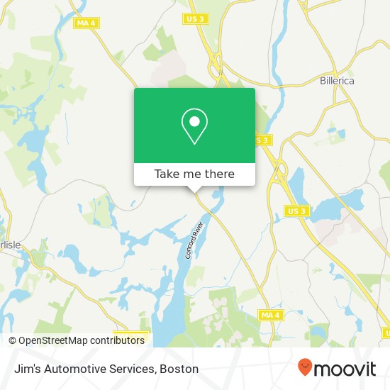 Mapa de Jim's Automotive Services