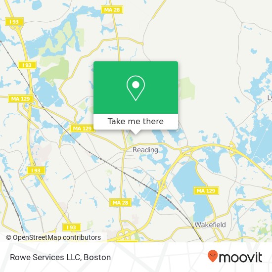 Rowe Services LLC map