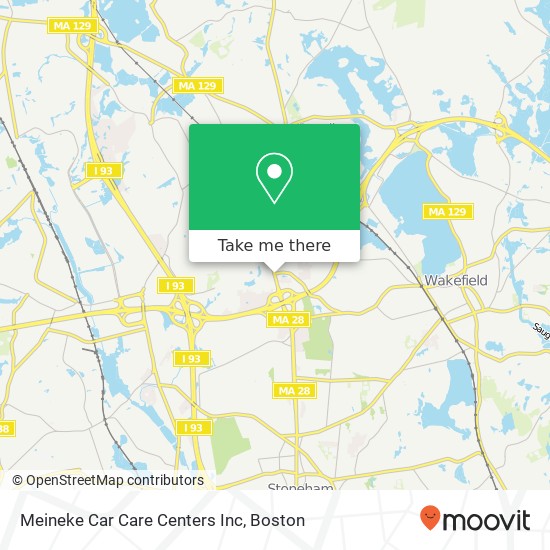 Meineke Car Care Centers Inc map