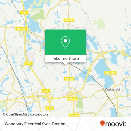 Woodbury Electrical Svcs map