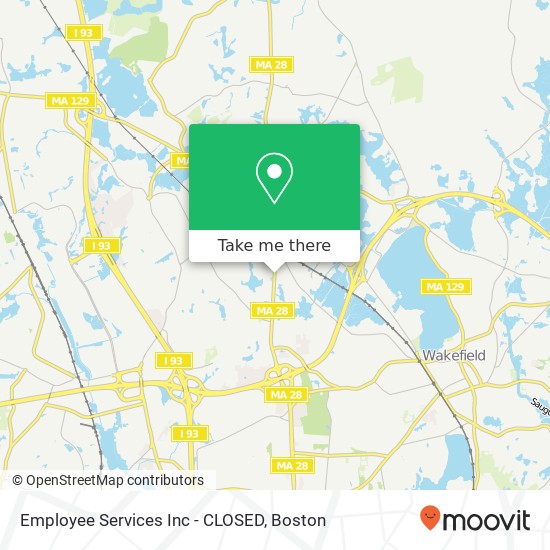 Employee Services Inc - CLOSED map