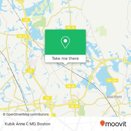 Kubik Anne C MD map