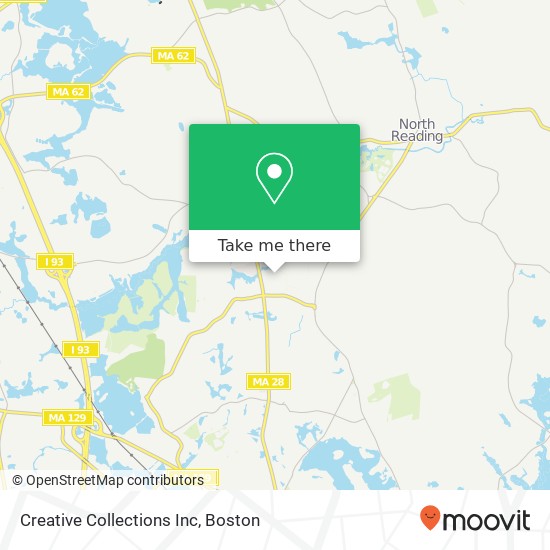 Creative Collections Inc map