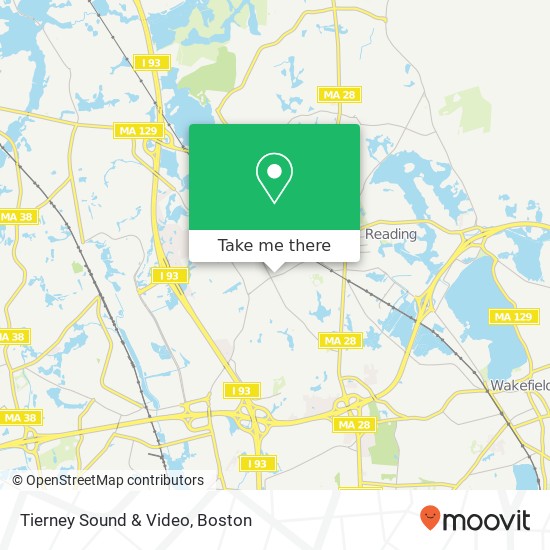 Tierney Sound & Video map