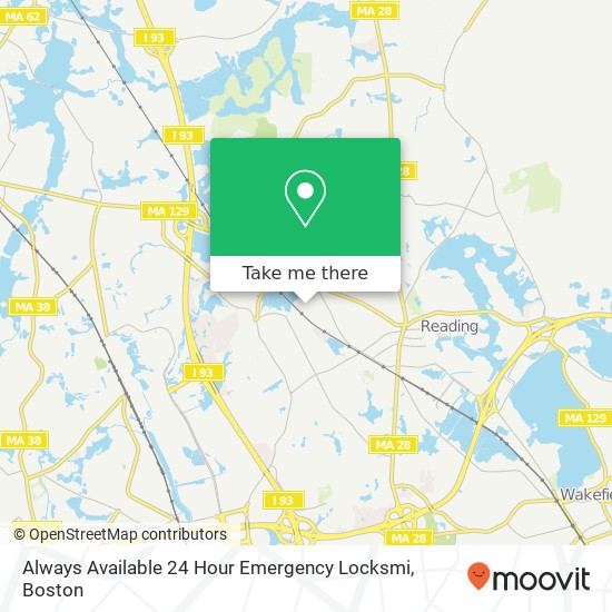 Mapa de Always Available 24 Hour Emergency Locksmi