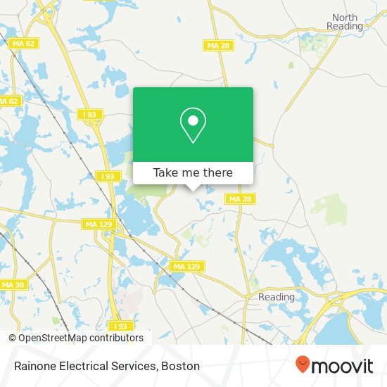 Rainone Electrical Services map