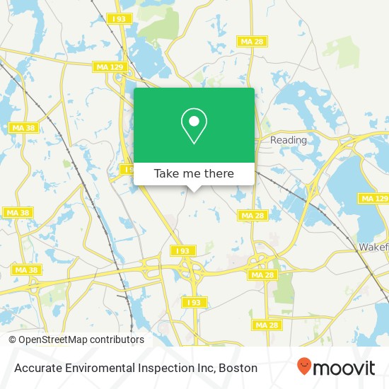 Mapa de Accurate Enviromental Inspection Inc