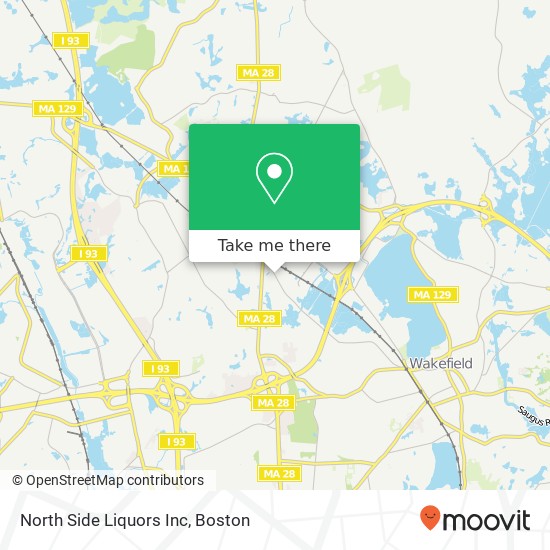 Mapa de North Side Liquors Inc