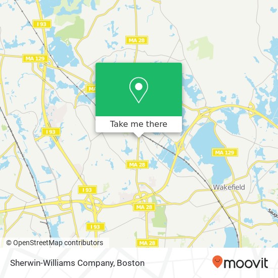 Mapa de Sherwin-Williams Company