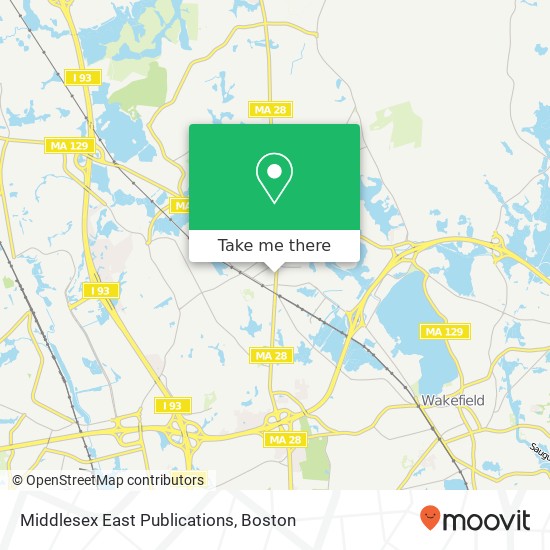 Middlesex East Publications map