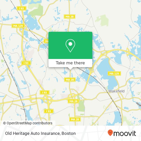 Old Heritage Auto Insurance map