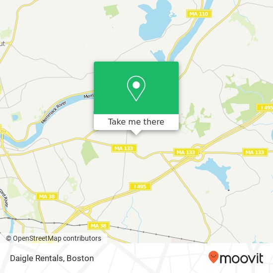 Daigle Rentals map