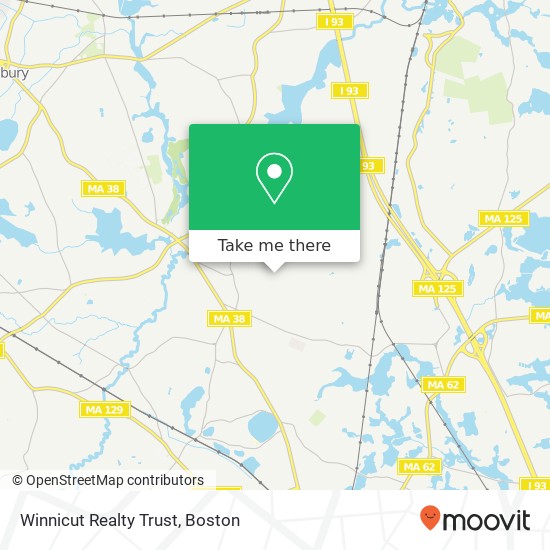 Winnicut Realty Trust map