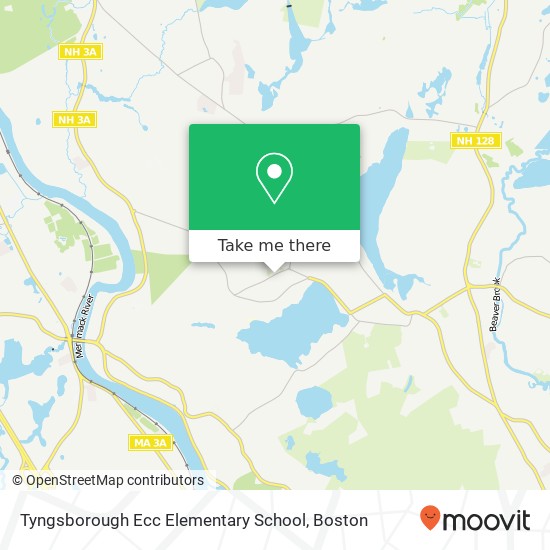 Mapa de Tyngsborough Ecc Elementary School