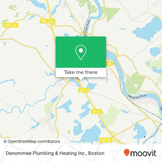 Denommee Plumbing & Heating Inc. map