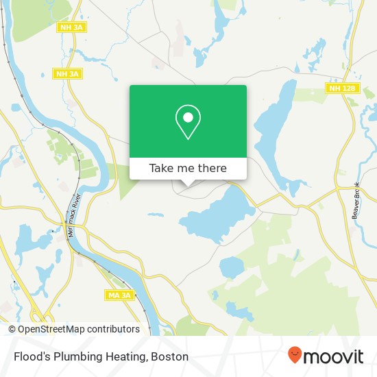 Flood's Plumbing Heating map