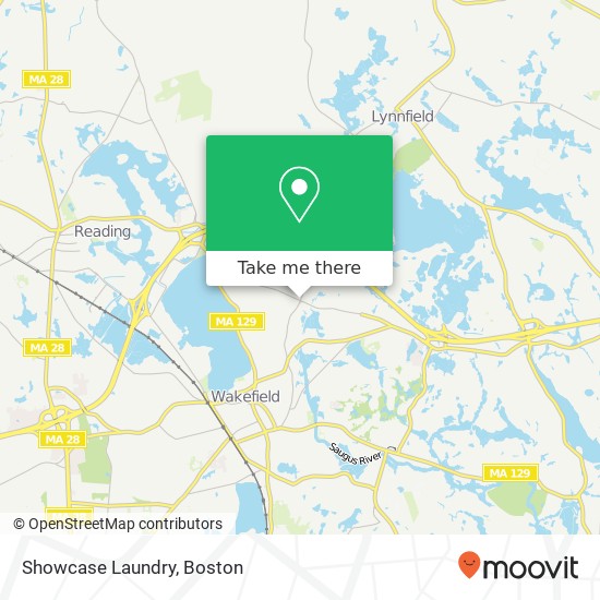 Mapa de Showcase Laundry