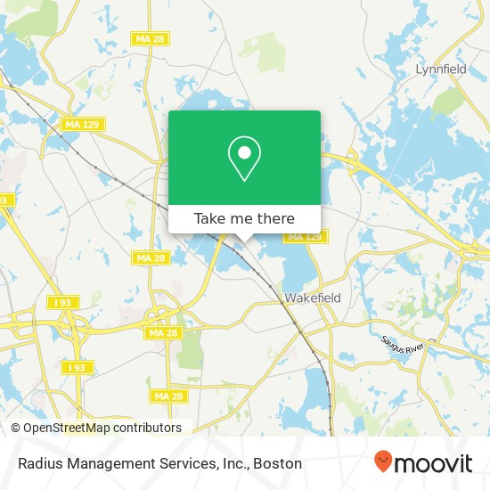 Mapa de Radius Management Services, Inc.
