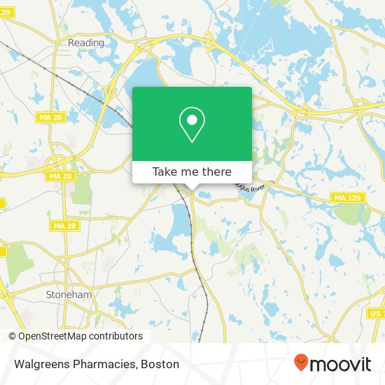 Walgreens Pharmacies map