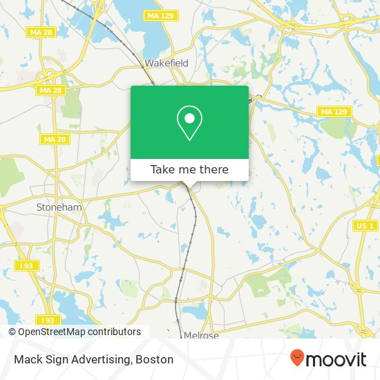 Mapa de Mack Sign Advertising