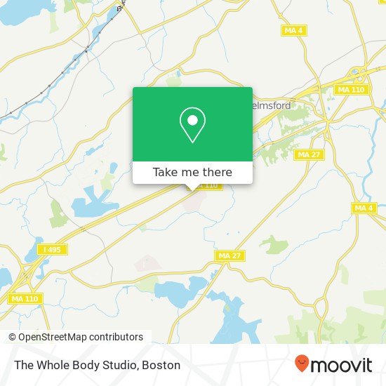 The Whole Body Studio map