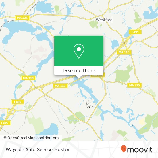 Wayside Auto Service map