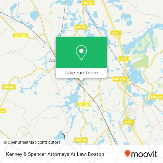 Mapa de Kenney & Spencer Attorneys At Law