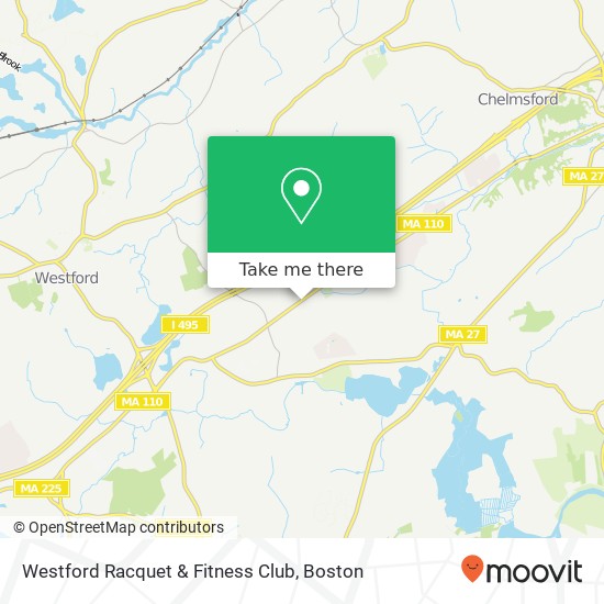 Westford Racquet & Fitness Club map