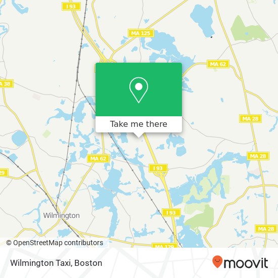Wilmington Taxi map