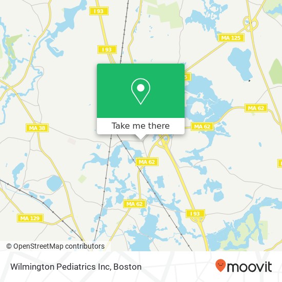 Mapa de Wilmington Pediatrics Inc