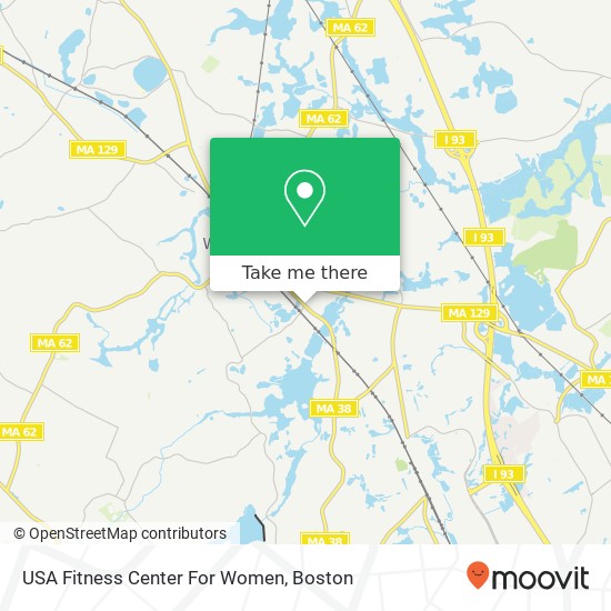 USA Fitness Center For Women map