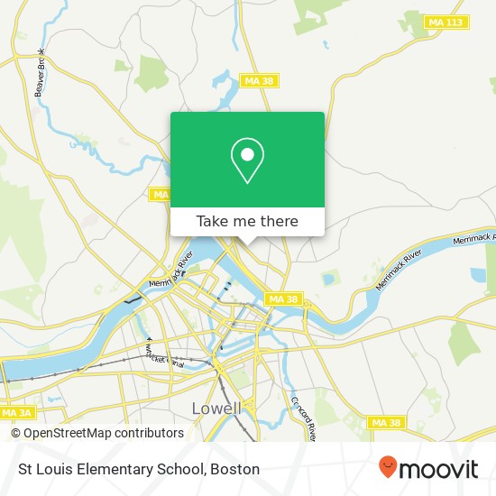 St Louis Elementary School map