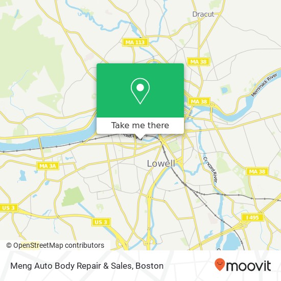 Mapa de Meng Auto Body Repair & Sales