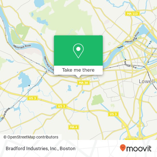 Mapa de Bradford Industries, Inc.