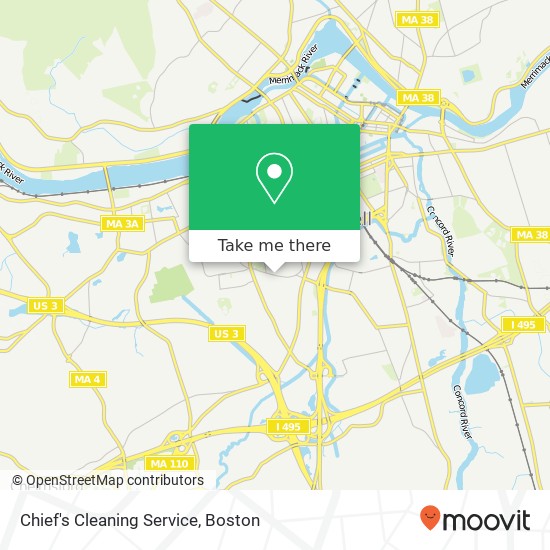 Mapa de Chief's Cleaning Service